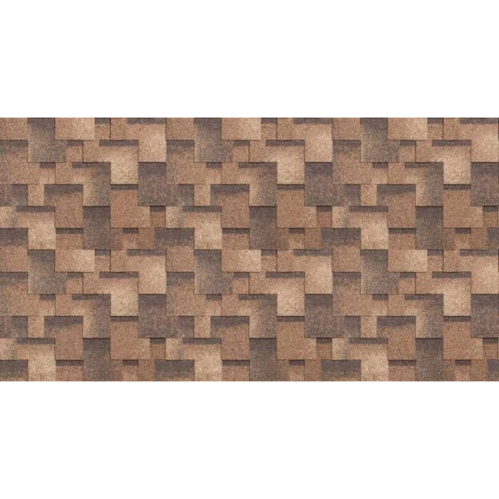 Гибкая черепица Технониколь Шинглас Румба Классик Арахис