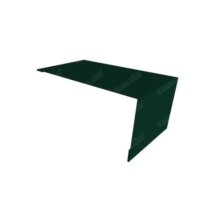 Планка мансардная 0,5 Satin с пленкой RAL 6005 зеленый мох