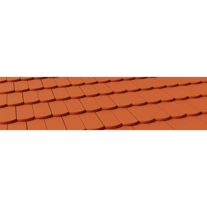 Цементно-песчаная черепица Braas Ревива Красный